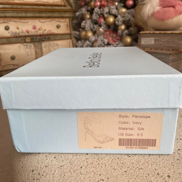 Bella Belle Penelope Ivory Wedding heels 8.5 M NWT - Picture 2 of 16